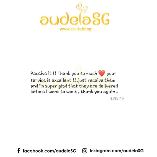 Audela Sg service is excellent. Thank you so much