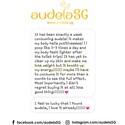 I feel so lucky that I found Audela, I love it already!!