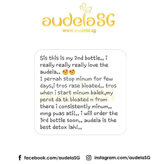 I really really really LOVE THE AUDELA! Audela is the best detox!