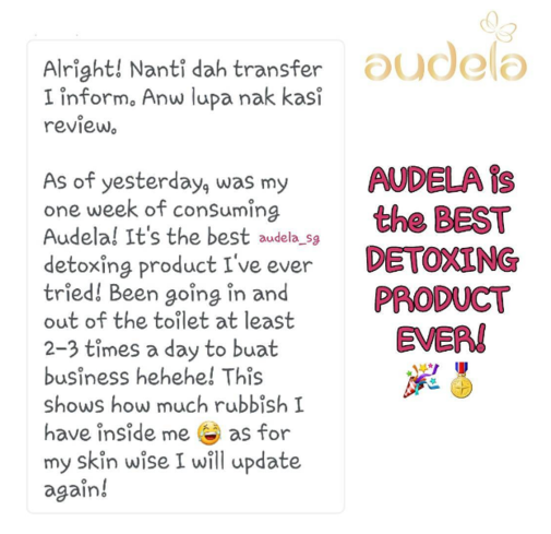 Audela is the best detoxing product ive ever had